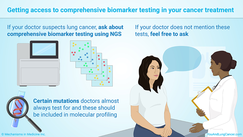 Getting access to comprehensive biomarker testing in your cancer treatment