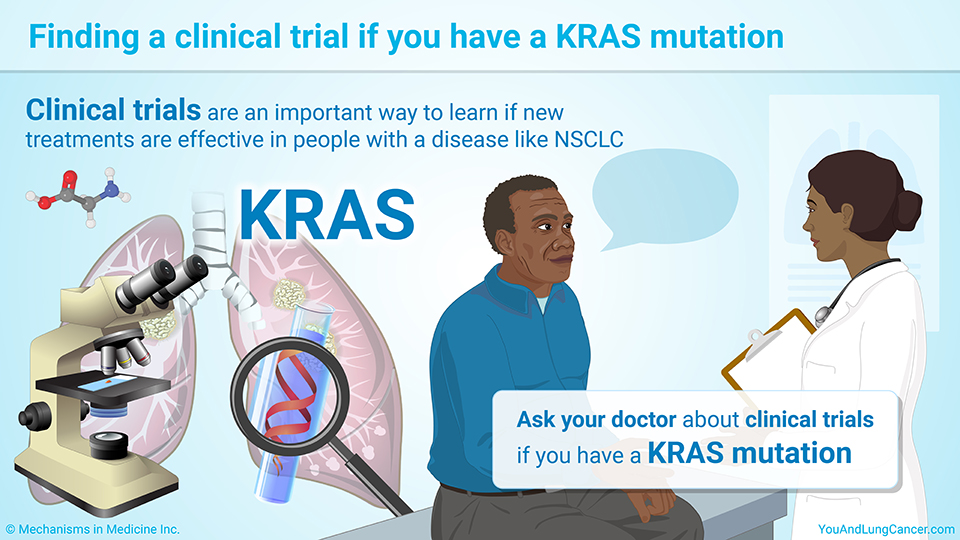 Finding a clinical trial if you have a KRAS mutation